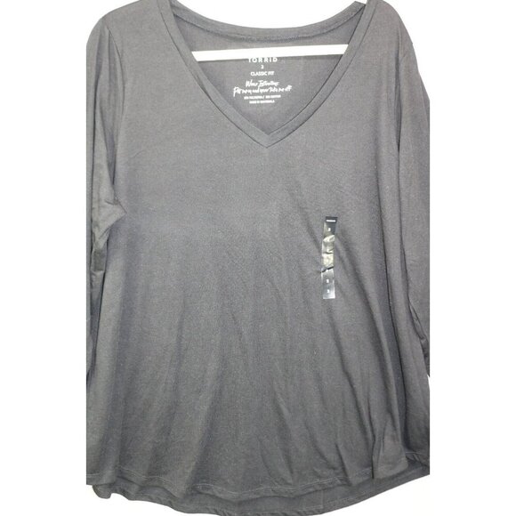 Torrid Classic Fit V-Neck Long Sleeve Tunic-Size 2X-New w/Tags - Picture 2 of 11